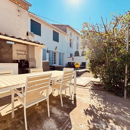 Avec Piscine-jardin-wifi Ferienhaus Canet (Aude)